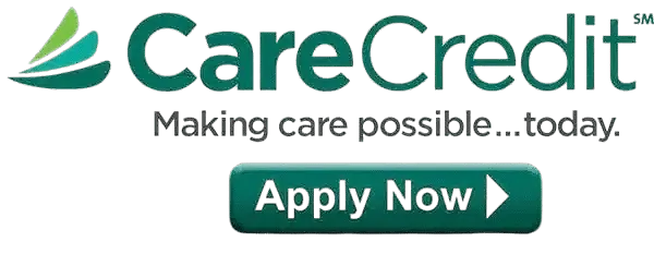 CareCredit logo with "Apply Now" button.