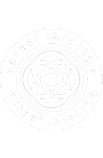 Expert Injector logo design in black and white.