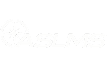 ASLMS logo on a dark background