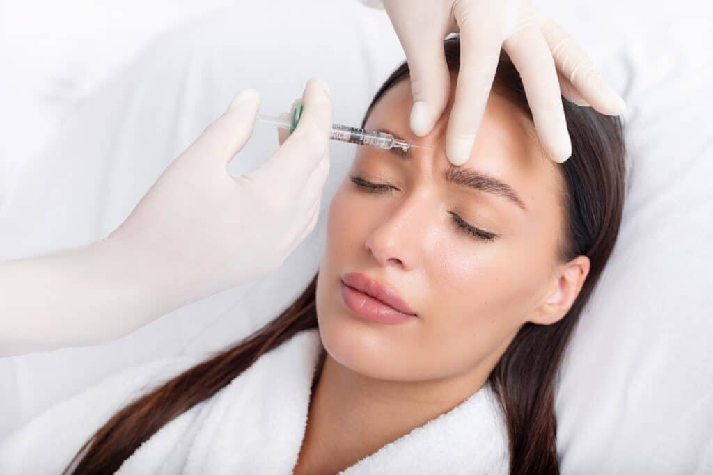 Woman getting Botox in Washington, DC